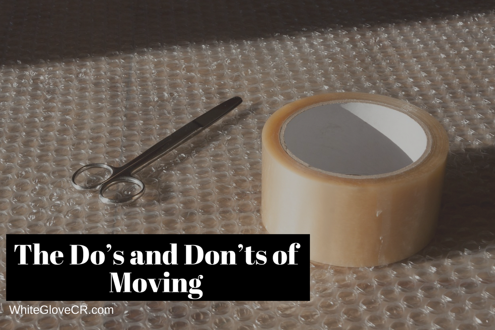 The Do’s and Don’ts of Moving