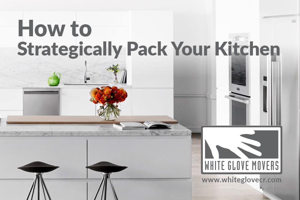 How to strategically pack your kitchen